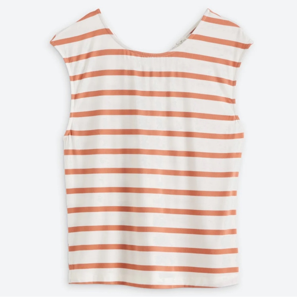 NINE BRITTON Brittney Twist Back Knit Top, size Large